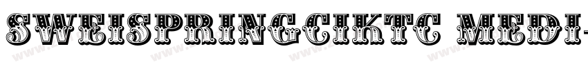 SweispringCiKtc Medi字体转换